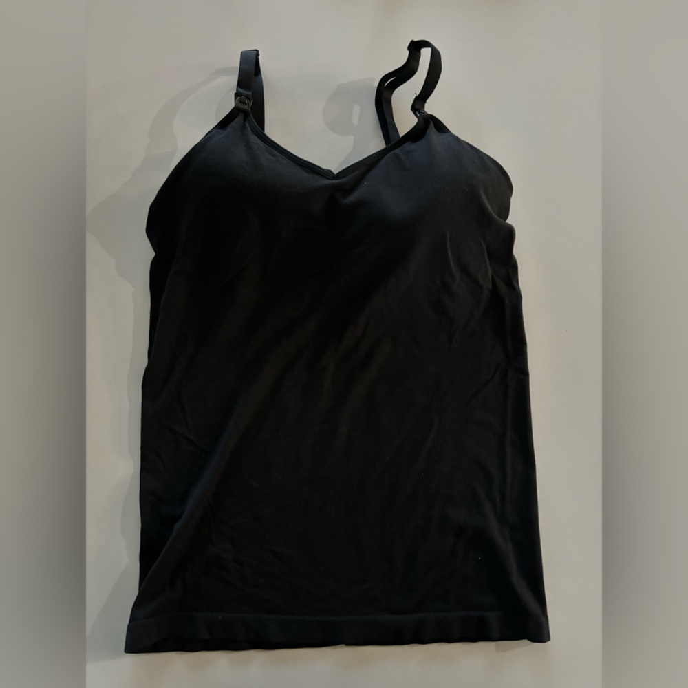 Auden Nursing Lightly Lined Cami / Tank Black Size Large
